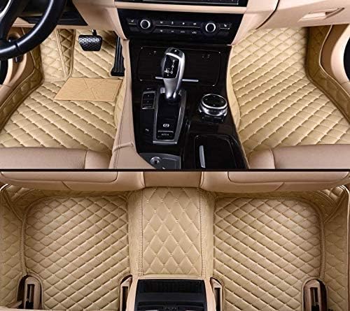 Auto-Fußmatten für Acura TLX 2015-2017, rutschfeste Leder-Fußmatten, Auto-Innenausstattung., Beige Auto-Fußmatten für Acura TLX 2015-2017, rutschfeste Leder-Fußmatten, Auto-Innenausstattung., Beige von ERQIAN