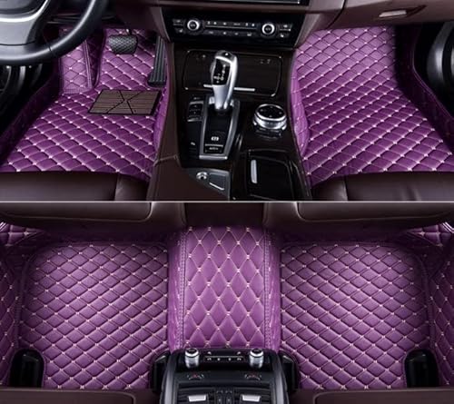 Auto-Fußmatten für Acura TLX 2015-2017, rutschfeste Leder-Fußmatten, Auto-Innenausstattung., Purple Auto-Fußmatten für Acura TLX 2015-2017, rutschfeste Leder-Fußmatten, Auto-Innenausstattung., Purple von ERQIAN