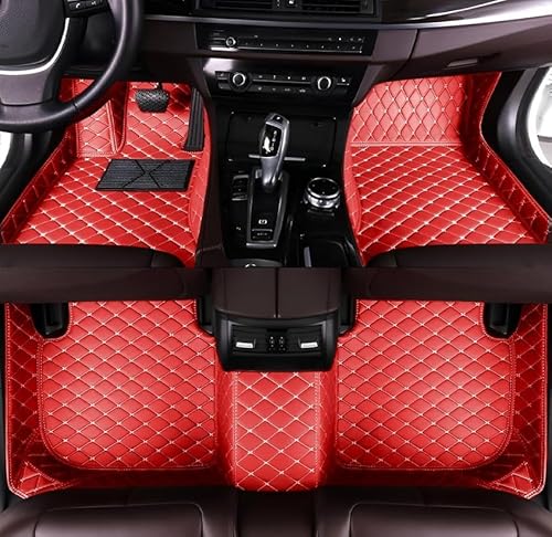 Auto-Fußmatten für Acura ZDX 2009-2017, rutschfeste Leder-Fußmatten, Auto-Innenausstattung., Red Auto-Fußmatten für Acura ZDX 2009-2017, rutschfeste Leder-Fußmatten, Auto-Innenausstattung., Red von ERQIAN