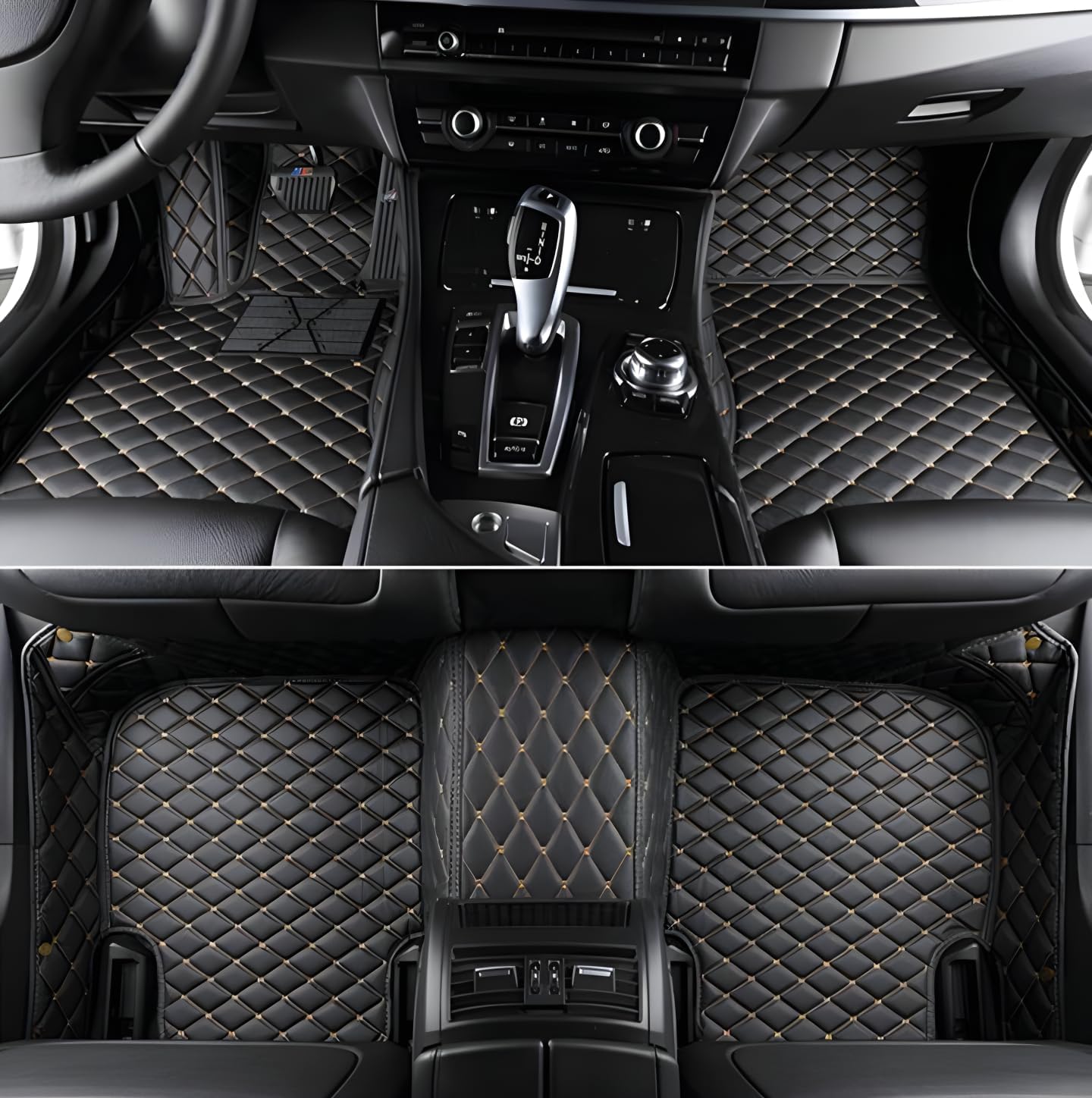 Auto-Fußmatten für Acura ZDX 2009-2017, rutschfeste Leder-Fußmatten, Auto-Innenausstattung.,Black Auto-Fußmatten für Acura ZDX 2009-2017, rutschfeste Leder-Fußmatten, Auto-Innenausstattung.,Black von ERQIAN