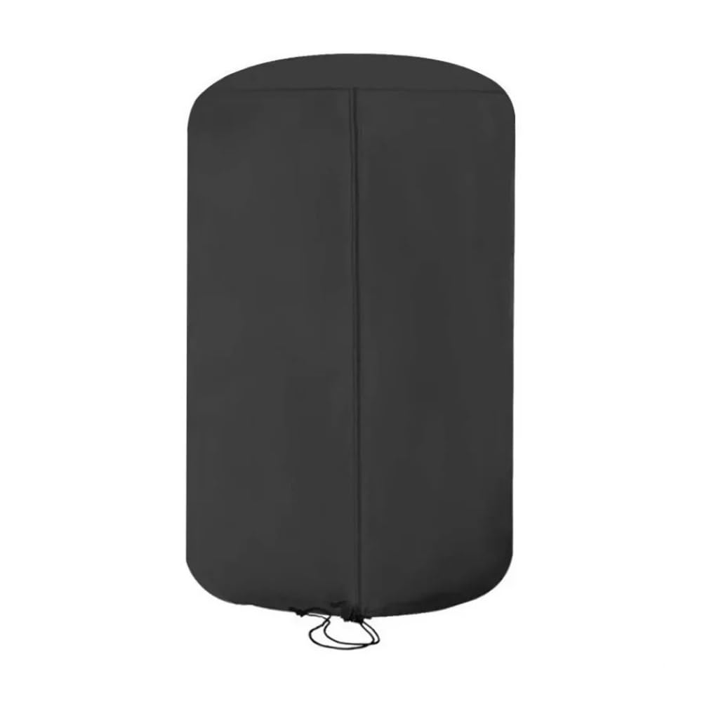 Auto-Reifenabdeckung in verschiedenen Größen, Aufbewahrungstasche, wasserdicht, staubdicht, 210D Polyester, große Kapazität, Outdoor-Reifenabdeckungen (Schwarz, S (65 x 90) von ERQIAO