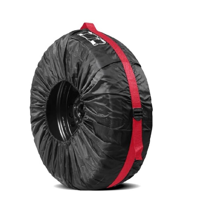 Universal-Auto-Ersatzreifenabdeckung für 33-45,7 cm Reifen, Polyester, Auto-Reifen-Aufbewahrungstasche, Automobil-Fahrzeug-Radschutz (Typ 2) von ERQIAO