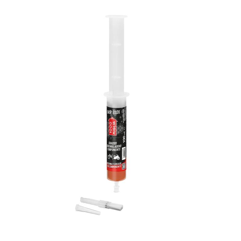 Errecom 1000 Miglia BKR 9101 Montagefett für Fahrradteile, 100ml Spritze von ERRECOM