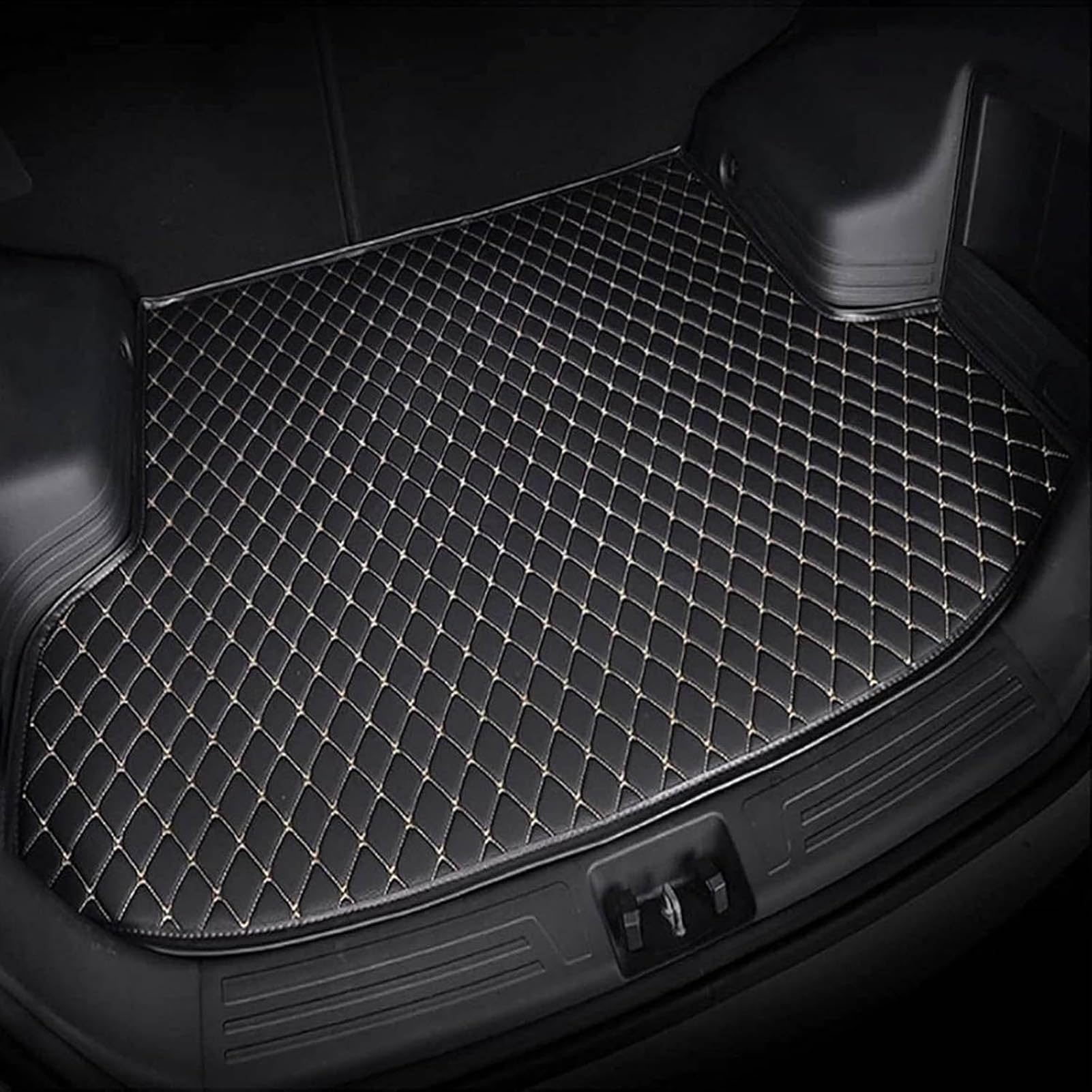 Auto Kofferraummatte, für Jeep Commander 2018-2023 Kofferraumwanne Wasserdicht Antirutsch Kratzfest Kofferraum Schutzmatte Innenraum ZubehöR,C/Black-Beige Auto Kofferraummatte, für Jeep Commander 2018-2023 Kofferraumwanne Wasserdicht Antirutsch Kratzfest Kofferraum Schutzmatte Innenraum ZubehöR,C/Black-Beige von ERSUOIO