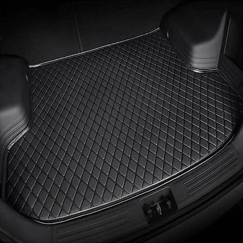 ERSUOIO Auto Kofferraummatte, für Infiniti QX70 2013-2017 Kofferraumwanne Wasserdicht Antirutsch Kratzfest Kofferraum Schutzmatte Innenraum ZubehöR,B/All-Black von ERSUOIO