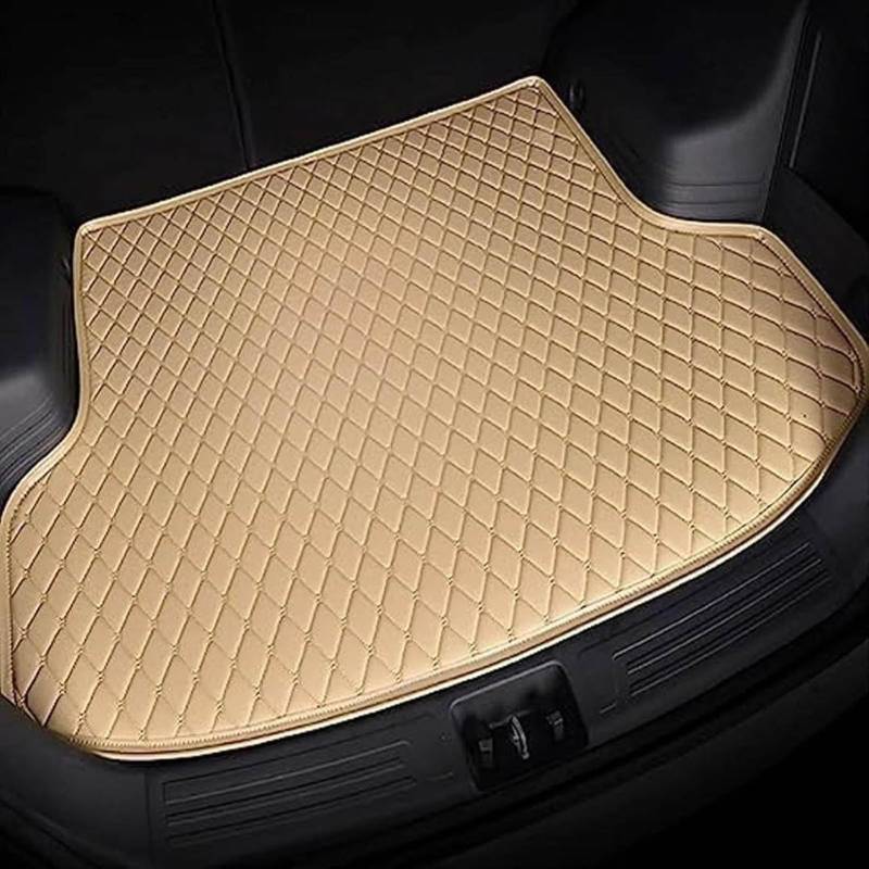 ERSUOIO Auto Kofferraummatte, für Jeep Commander 2018-2023 Kofferraumwanne Wasserdicht Antirutsch Kratzfest Kofferraum Schutzmatte Innenraum ZubehöR,A/Beige von ERSUOIO