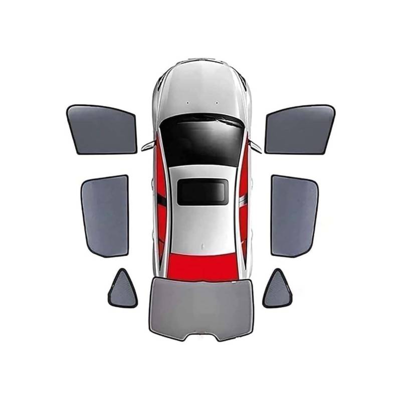 Sonnenschutz Auto Seitenscheibe, für Mercedes-Benz A-Class W176 Hatchback 2012-2018 Magnetisch Sonnenschutz Auto Vorhang mit UV Schutz Autofenster Auto Baby Saugnapf Sonnenblende von ERSUOIO