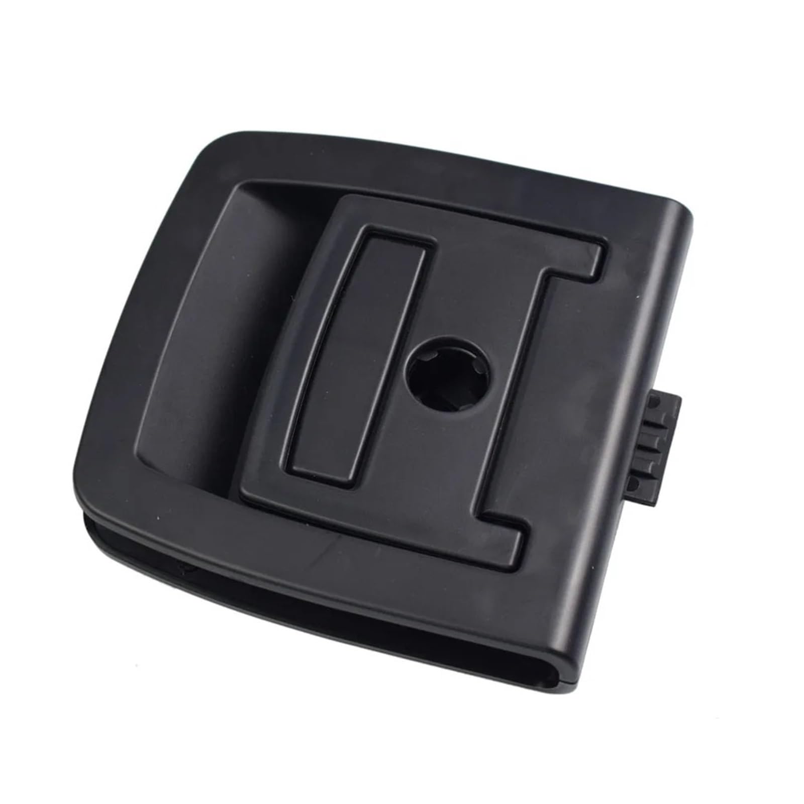 ERYCUN Kofferraumabdeckung Bodenplatte Matte Bodenteppich Kofferraumgriff Schlüsselloch, for BMW, for 5er E61 X5 X6 E70 E71 51476958161 Kofferraumdeckelgriffe(Black with Lock Hole) von ERYCUN