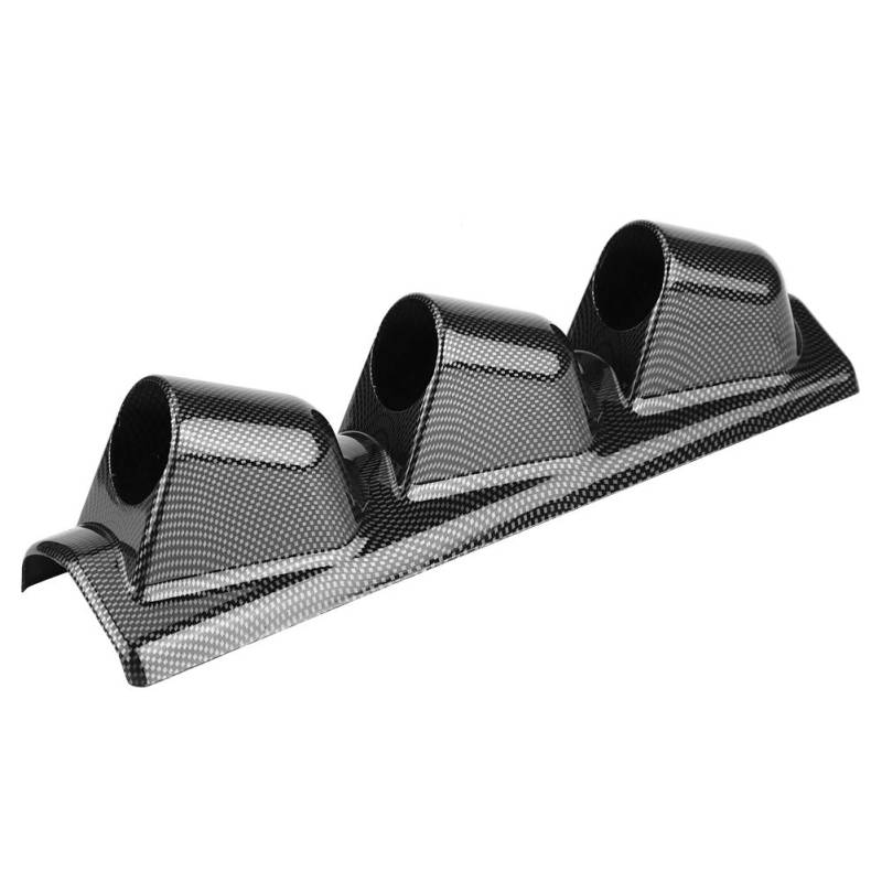 52 Mm/2 Dreifach-Halterung mit 3 Löchern für Armaturenbrett-Messgerät, Head-Up-Display, Säulen-Pod-Cluster in Carbonfaser-Optik für Rechtslenker, aus ABS-Kunststoff Gefertigt, von ERYUE