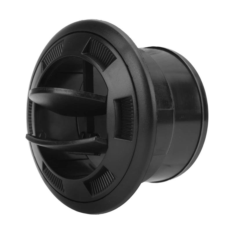 75mm Armaturen Brett Klimaanlage Deflektor Outlet Schwarz Rund Entlüftung Universal für Bus Dach Luft Entlüftung mit Sechseckigem Netz, Hergestellt aus Hochwertigen Kunststoff von ERYUE