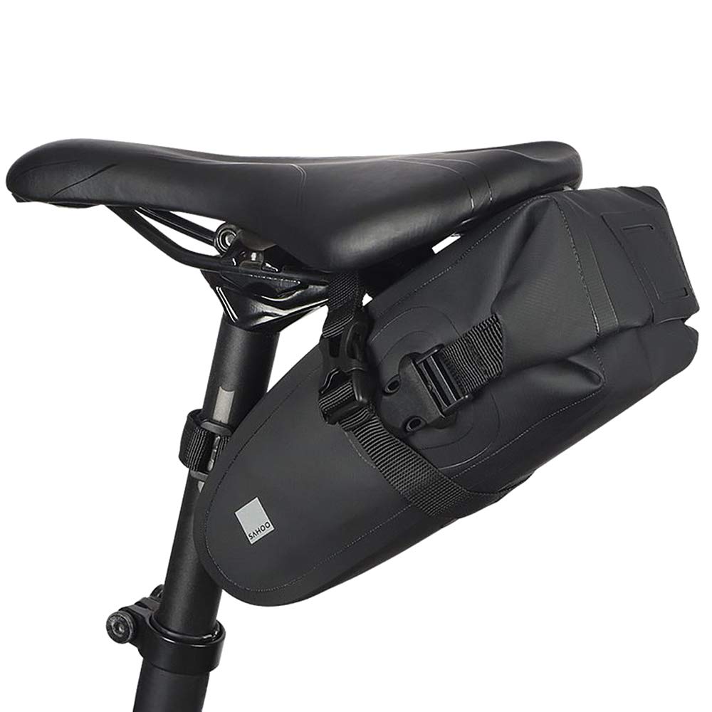 ERYUE Fahrradsatteltasche-Fahrradsatteltasche wasserdichte Fahrradaufbewahrungstasche Reflektierende Fahrrad-Rücksitz-Satteltasche Tasche mit großer Kapazität Heck-Rückentasche MTB-Rennradtasche von ERYUE