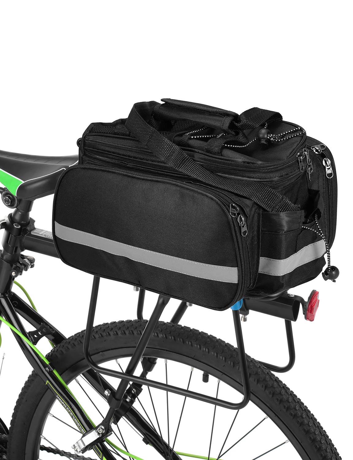 ERYUE Fahrradtasche Gepäckträger Tasche-Fahrrad Rear Seat Bag Multifunktions Wasserdicht MTB Fahrrad Pannier Bag Bike Rack Tasche Mit Regenschutz von ERYUE
