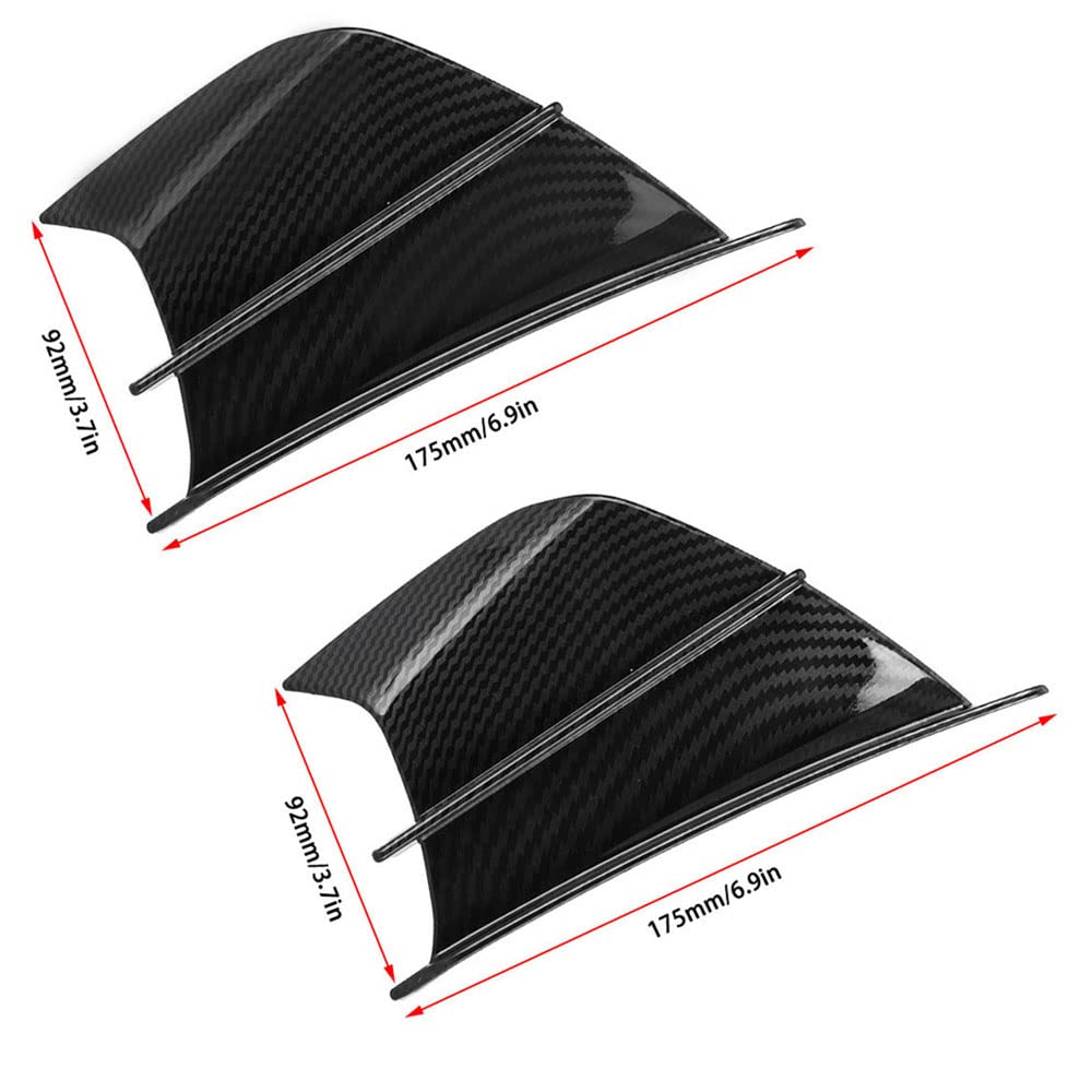 ERYUE Motorcycle Aerodynamic Winglets ABS Wing Spoiler Universal Modification Accessory ERYUE Motorcycle Aerodynamic Winglets ABS Wing Spoiler Universal Modification Accessory von ERYUE