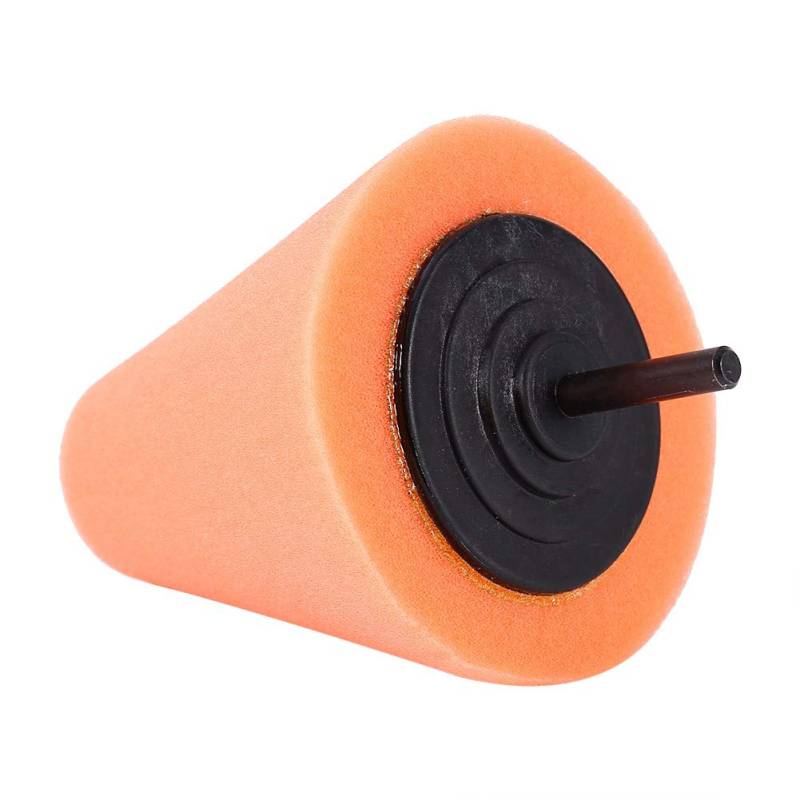 Foam Polishing Cone Shaped Buffing Pads for Wheels 1PCS, Turn, Your Power Drill Into Versatile Polishing Tool for Cars, Boats & Motorcycles with Unique Cone-shape Great for von ERYUE