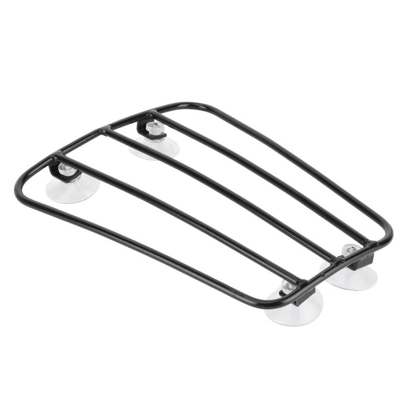 Kraftstofftank -Rack -Gepäckhalter Retro -Motorradhalterung Im Retro -Stil, Universell für Motorrad mit Glatte Kraftstofftankoberfläche mit Saugbecherhalterung Zur Einfachen (A von ERYUE