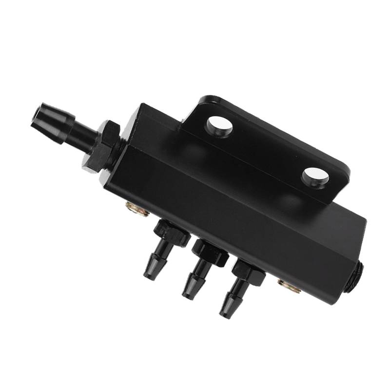Universal 5 Port Car Vacuum Block Ansaugkrümmer für Kraftstoffgas -Turbo -Boost, Bestehend aus CNC -bearbeiteten T6061 -Billet -Aluminium, Anpasst für Boost -Controller, von ERYUE