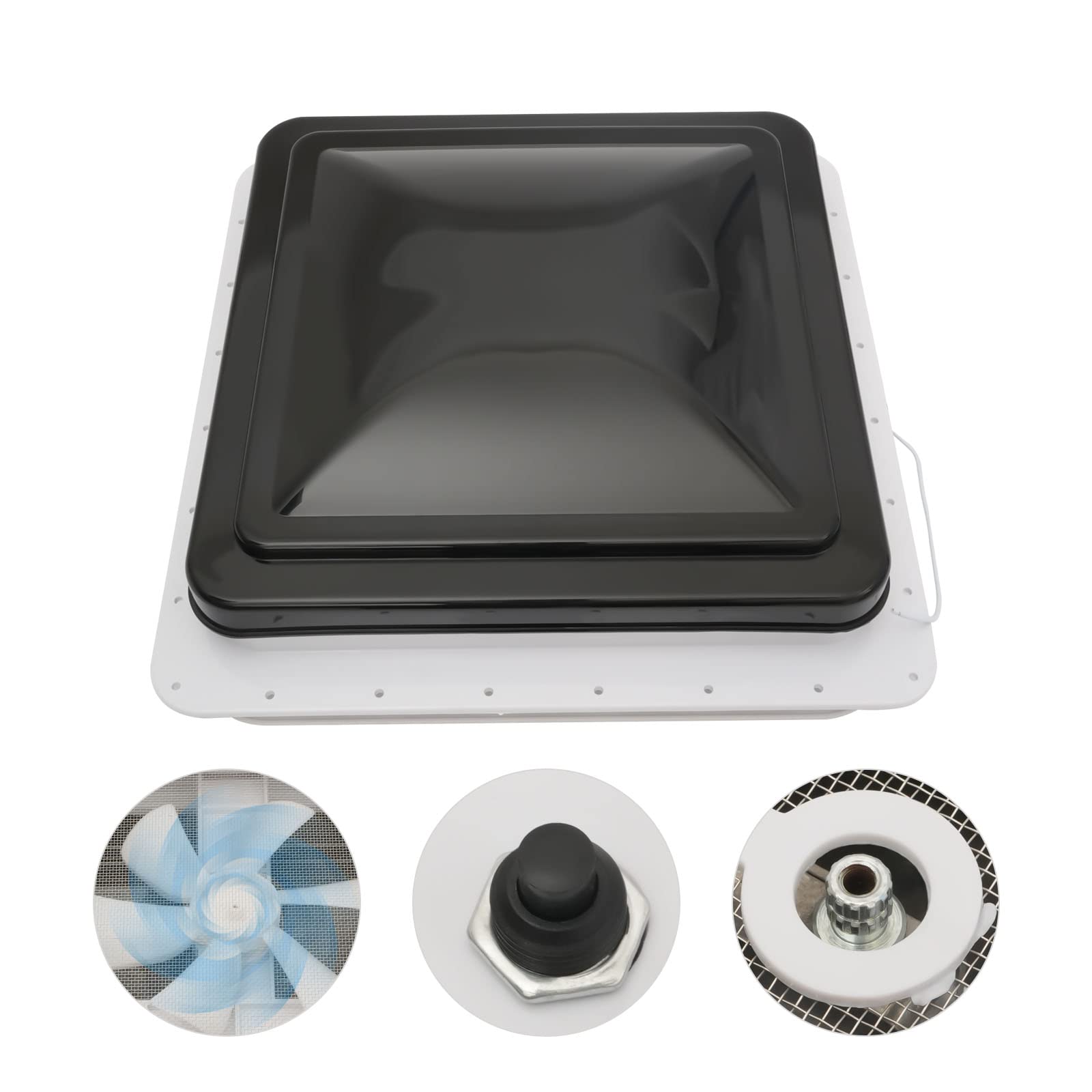 Vent Dachluke Dachfenster, Dachhaube Dachluke Entlüftung mit Bildschirmfenster ausgestattet Für Wohnwagen Oder Wohnmobil für Öffnung Ihres Wohnmobils 14 x14inch Beträgt Vent Dachluke Dachfenster, Dachhaube Dachluke Entlüftung mit Bildschirmfenster ausgestattet Für Wohnwagen Oder Wohnmobil für Öffnung Ihres Wohnmobils 14 x14inch Beträgt von ERnonde