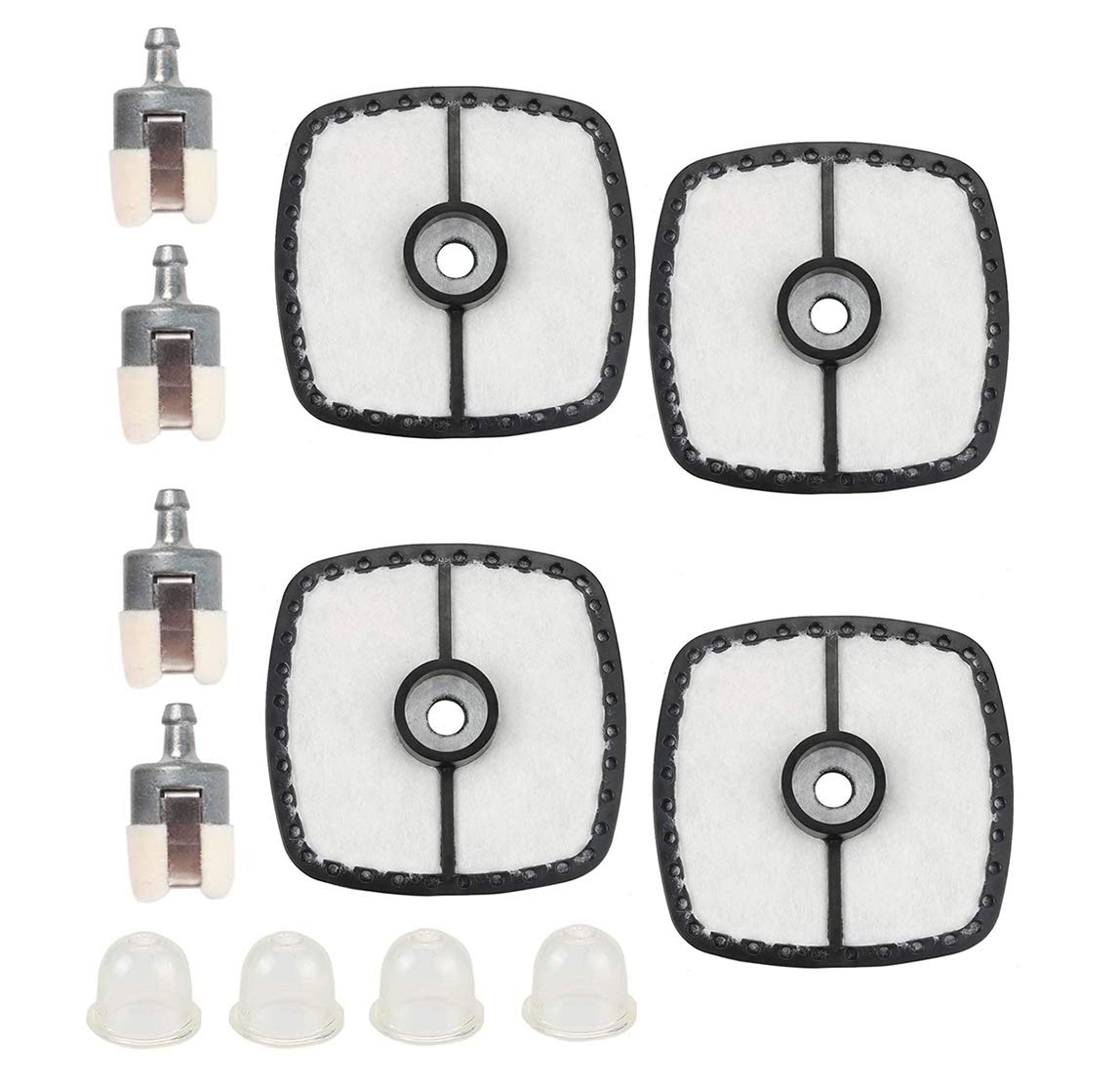 Luftfilter SRM210 mit Kraftstofffilter, Primer-Leuchtmittel, passend für SRM225 GT225i HC150i SRM210i SRM-265 Trimmergebläse, kompatibel mit 130310, 54130, 226001410, 5 Packungen Luftfilter SRM210 mit Kraftstofffilter, Primer-Leuchtmittel, passend für SRM225 GT225i HC150i SRM210i SRM-265 Trimmergebläse, kompatibel mit 130310, 54130, 226001410, 5 Packungen von ESEYAIDA