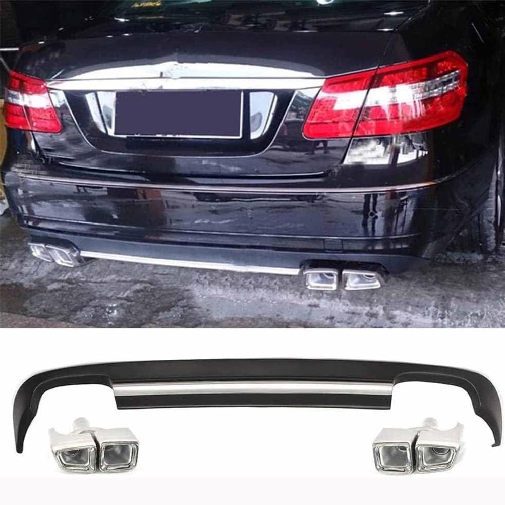 Auto Heckspoiler Diffusor Splitter,kompatibel mit B-ENZ W212 Standard 2010-2013, Hecklippe Stoßstange Auto Heckspoiler Diffusor Splitter,kompatibel mit B-ENZ W212 Standard 2010-2013, Hecklippe Stoßstange von ESMFHC