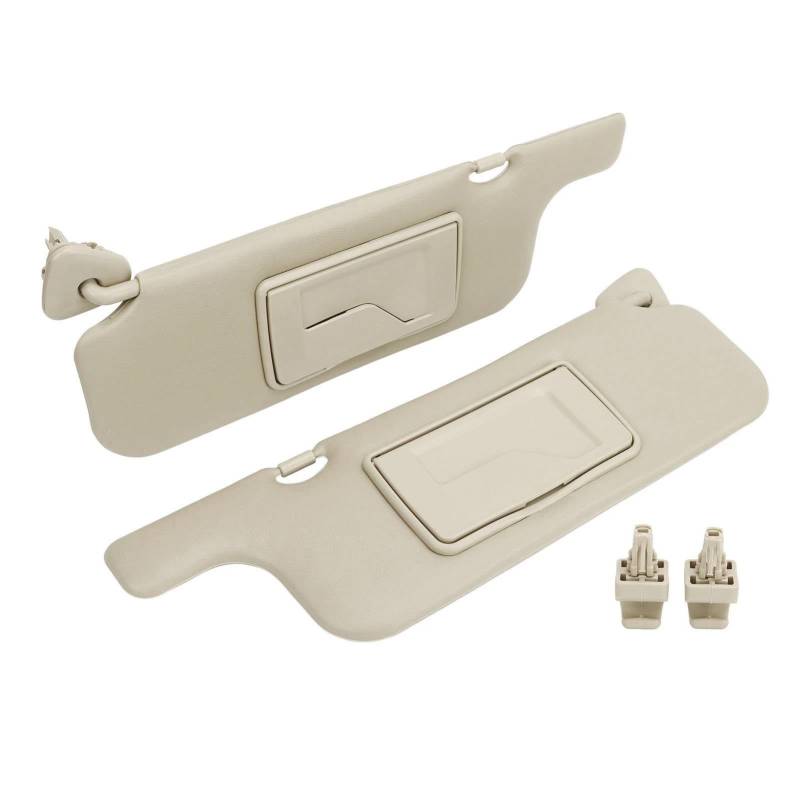 2 Stücke Auto Sonnenblende Grau Make-Up Spiegel Sonnenschutz Für Toyota Für Corolla 2001 2002 2003 2004 2005 2006 2007 Auto Polarisierte Sonnenblende von ESPYN