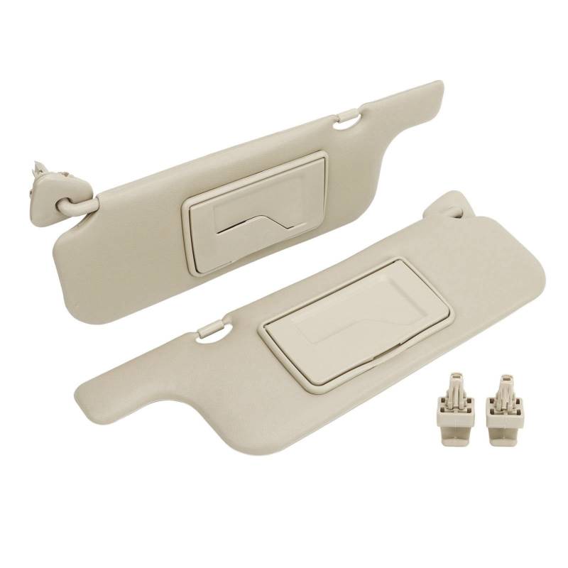 Auto-Sonnenblende, Grau, Make-up-Spiegel, Sonnenschutz, Für Toyota Für Corolla 2001 2002 2003 2004 2005 2006 2007, Neunte Generation Auto Polarisierte Sonnenblende von ESPYN