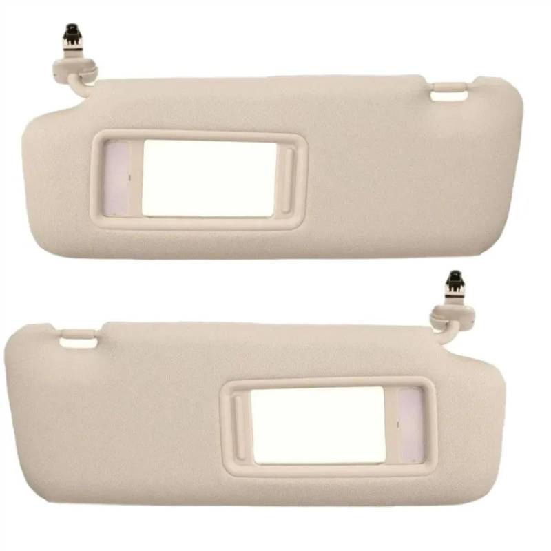 Auto-Sonnenblende, Linke Seite, Rechte Seite, Fahrerseite, Beifahrerseite, Sonnenblende Für Mazda Für CX-9 2010 2011 2012 2013 2014 2015 Auto Polarisierte Sonnenblende(Beige Left and Right) von ESPYN