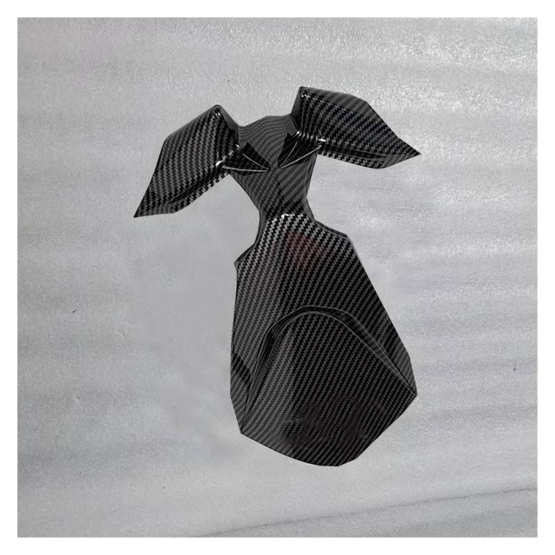 ESPYN Motorrad Winglet Motorrad Obere Front Nase Verkleidung Scheinwerfer Abdeckung Gugel Kopf Panel Für Kawasaki Für Ninja 650 R 2020-2024 ER6F Verkleidung(Kohlenstoff-Look) von ESPYN