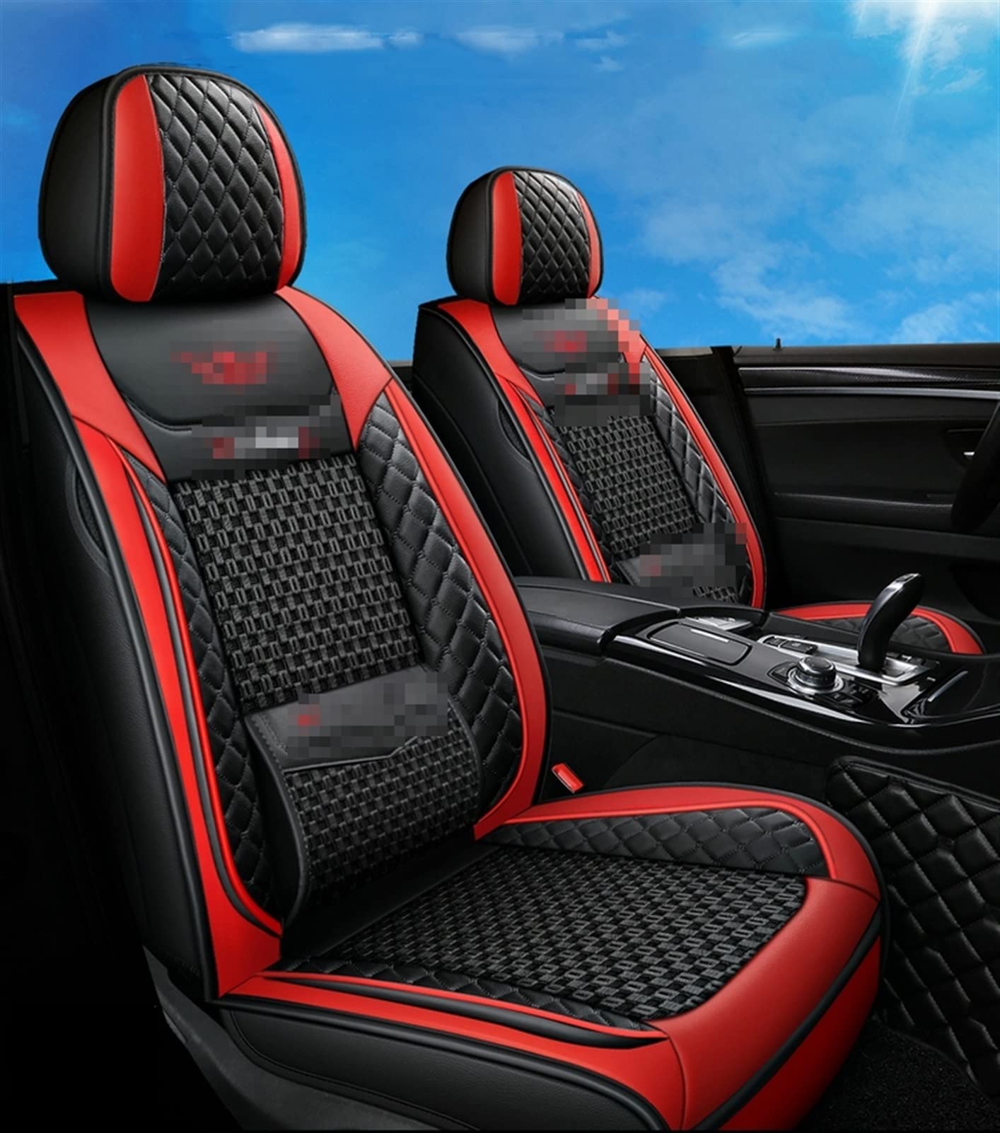 ESPYN Sitzbezüge Auto Autositzbezüge Vorne Für Volvo V60 V50 V40 S40 850 XC40 V70 XC90 Sitzschutzbezüge Kissenschutz Sitzbezüge Autositz (Farbe : B Front 2seat) von ESPYN