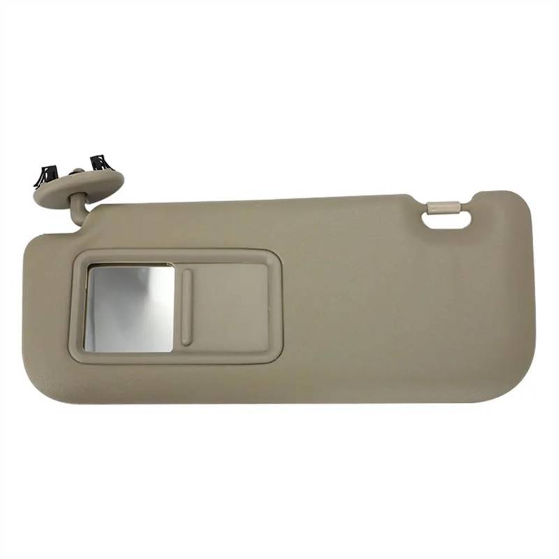 Für Toyota Für Auris Für Corolla 2010 2011 2012 2013 Autoinnenraum-Sonnenblende Mit Spiegel-Sonnenblende Sonnenschutz Auto Polarisierte Sonnenblende(Beige Left) von ESPYN
