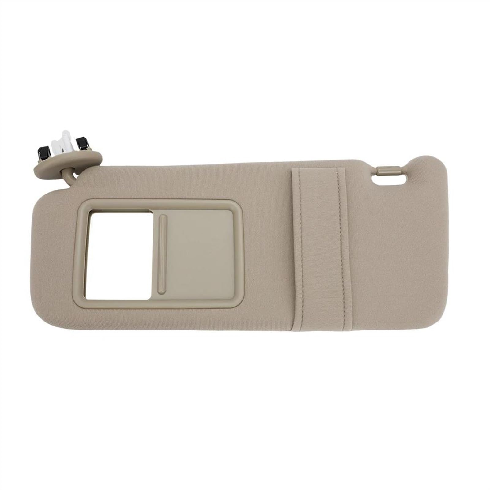Für Toyota Für Camry 2007 2008 2009 2010 2011 Auto Sonnenblende Sonnenschirm Schatten Panel Mit Make-Up Spiegel 74310-06750-E0 Sonnenschutz Auto Polarisierte Sonnenblende(Beige Left) von ESPYN