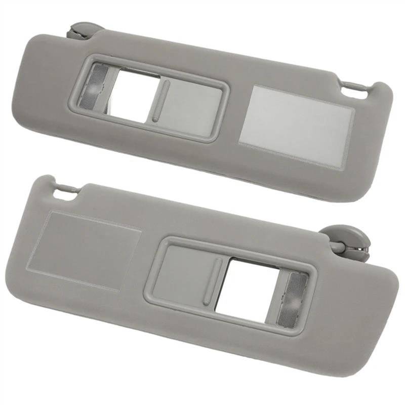 Für Toyota Für Land Für Cruiser J12 Für Prado LC120 Auto Front Sonnenblende Innen Dach Sonnenblende Sonnenschutz Sonnenschirm 74310-6A020 Auto Polarisierte Sonnenblende(A Pair of Gray) von ESPYN
