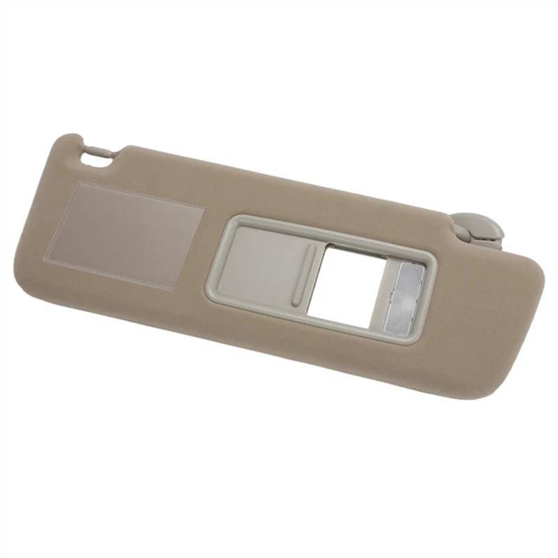 Für Toyota Für Land Für Cruiser J12 Für Prado LC120 Auto Front Sonnenblende Innen Dach Sonnenblende Sonnenschutz Sonnenschirm 74310-6A020 Auto Polarisierte Sonnenblende(Beige Right) von ESPYN
