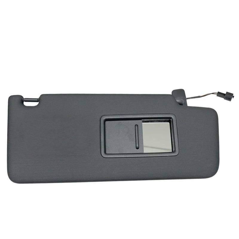 Schwarze Innensonnenblende Mit Spiegel Für VW Für Tiguan MK2 Für Touran Für Skoda Für Kodiaq 2020 5TA857551 5TA857552 Auto Polarisierte Sonnenblende(Recht) von ESPYN