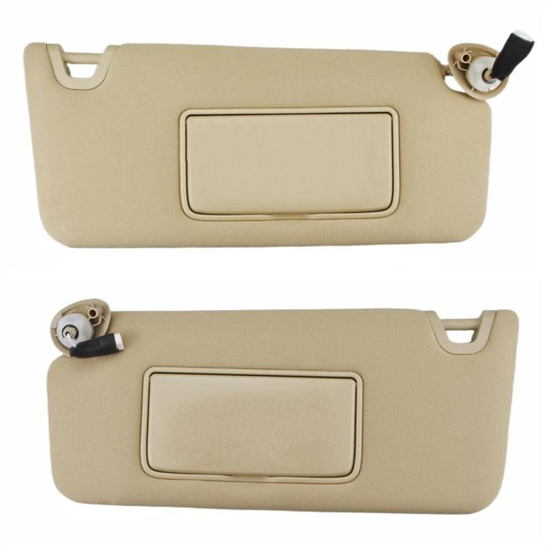 Sonnenblende Sonnenschutz Für Accord 2008 2009 2010 2011 2012 83280-TA5-A51ZA 83280-TC0-H91ZA Auto Polarisierte Sonnenblende(Beige) von ESPYN