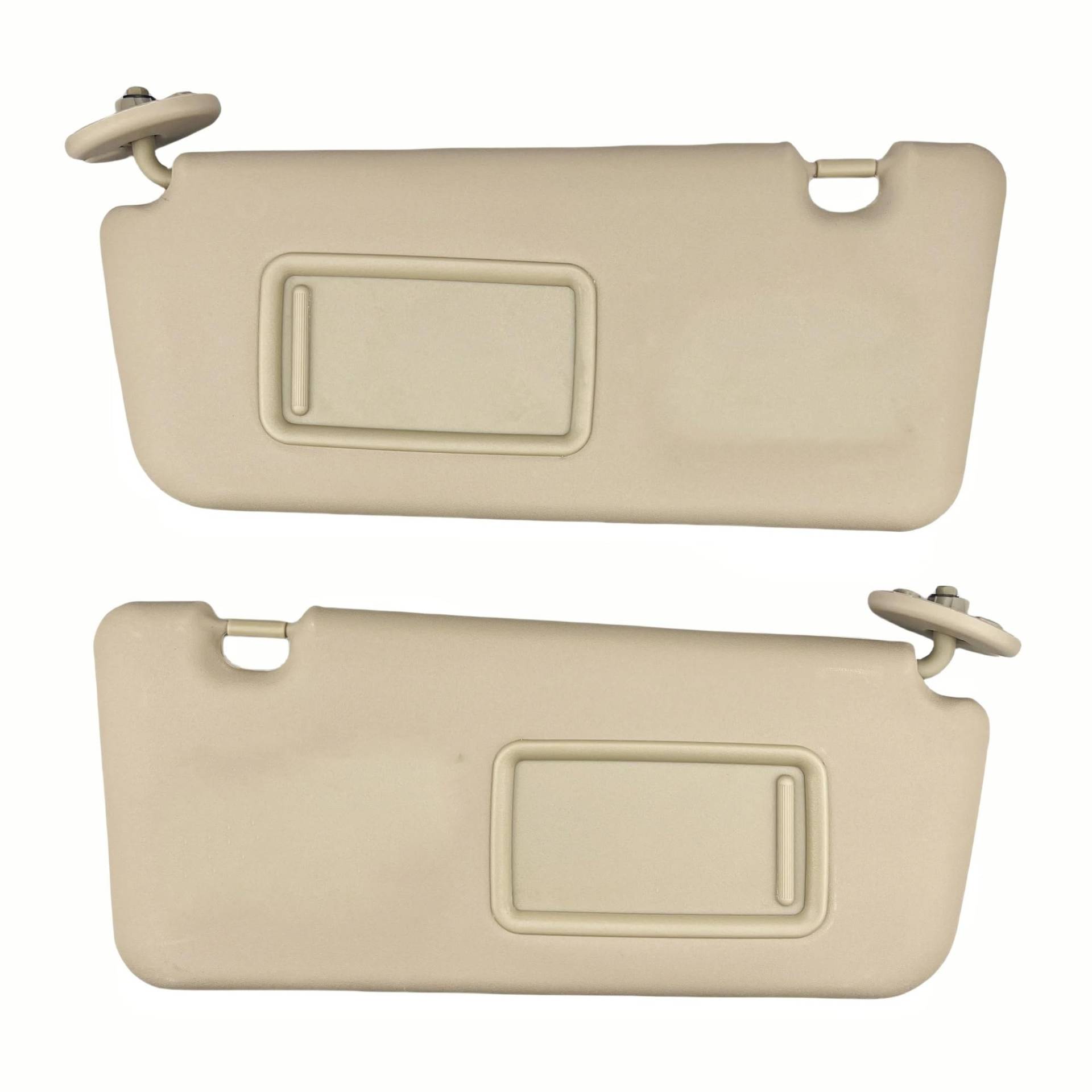 Windschutzscheiben-Sonnenschutz, Vorne Links, Fahrerseite, Sonnenblende Für Toyota Für RAV4 2004 2005, Ersatz OEM# 74320-42420-B0 Auto Polarisierte Sonnenblende(Beige Right and Left) von ESPYN