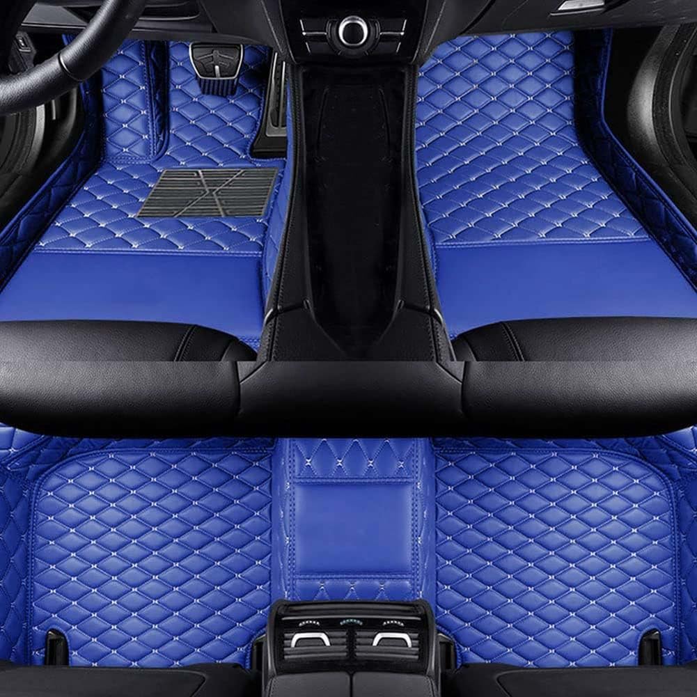 Leder 1Set Auto-Fußmatten Allwetter Wasserdicht rutschfest Vollständig abgedeckter Schutz Zubehör für BMW X5 E70 MK2 2008~2013,F Blue Leder 1Set Auto-Fußmatten Allwetter Wasserdicht rutschfest Vollständig abgedeckter Schutz Zubehör für BMW X5 E70 MK2 2008~2013,F Blue von ESSISH
