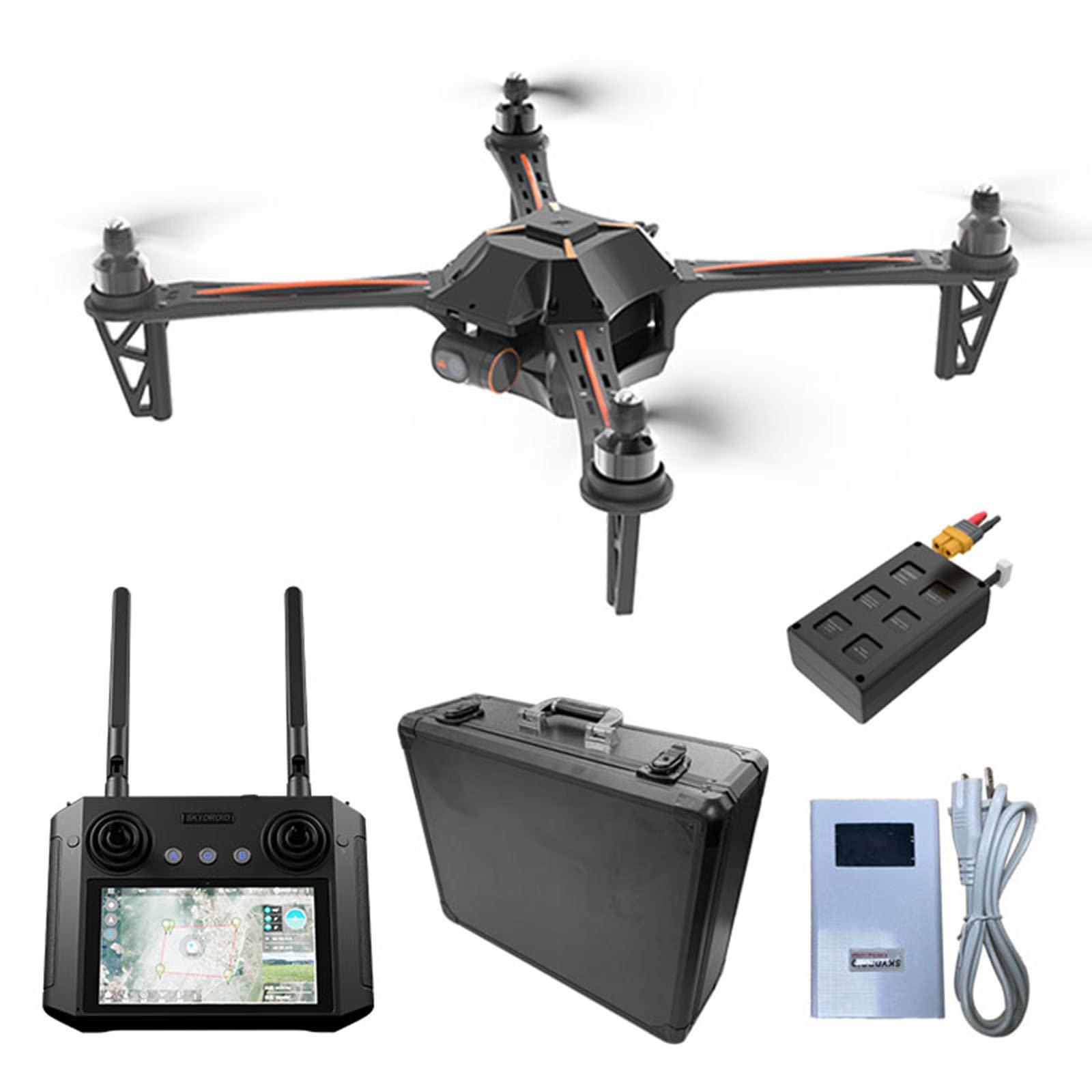 ESSONIO Drohne mit Kamera 5KM digitale Videoübertragung 1080p Drohnenkamera Tragbares Klappflugzeug mit Fernbedienung FPV-Perspektive 28 Minuten Batterielaufzeit Maximale Höhe von 100 Metern von ESSONIO