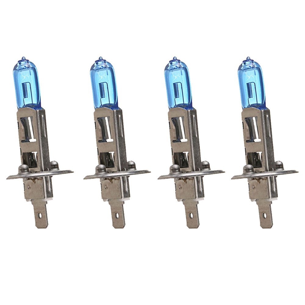 E Support 4 X KFZ Auto H1 6000K Xenon Gas Halogen Scheinwerfer Weiß Licht Lampen Birnen 55W Autolampen Long Life E Support 4 X KFZ Auto H1 6000K Xenon Gas Halogen Scheinwerfer Weiß Licht Lampen Birnen 55W Autolampen Long Life von ESUPPORT
