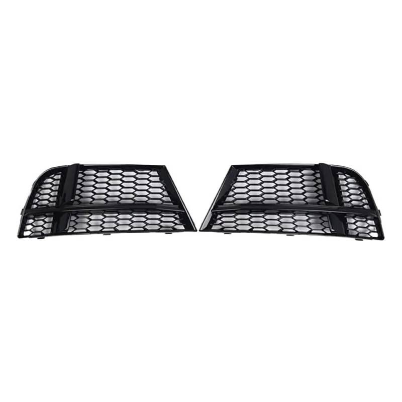 Kühlergrill Gitter Auto 1 Paar Auto-Nebelscheinwerfergitter für A3 8V S-Linie Limousine Sportback Cabrio 2017-2019 Frontstoßstange Nebelscheinwerfer-Grillabdeckung Kühlergrill Auto Nieren von ESyem