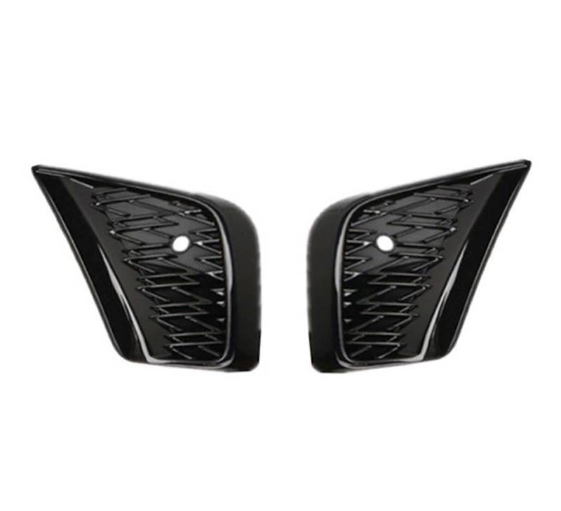 Kühlergrill Gitter Auto 1 Paar Front Stoßstange Nebel Licht Kühlergrill Für NX300h 2018 2019 2020 2021 Sport Stil Foglight Abdeckung Trim Lünette Auto Zubehör Kühlergrill Auto Nieren von ESyem
