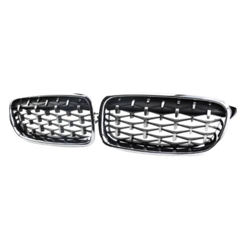 Kühlergrill Gitter Auto 1 Paar Frontgrills Gypsophila Grill für 3er F30 2012–2019 Frontstoßstange Kühlergrill Auto Nieren von ESyem