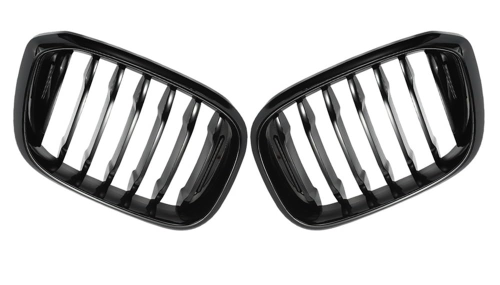 Kühlergrill Gitter Auto 2 Stück Auto-Fronthaube Nierengitter glänzend schwarz für X3 G01 X4 G02 2018 2019 2020 Autozubehör Kühlergrill Auto Nieren Kühlergrill Gitter Auto 2 Stück Auto-Fronthaube Nierengitter glänzend schwarz für X3 G01 X4 G02 2018 2019 2020 Autozubehör Kühlergrill Auto Nieren von ESyem