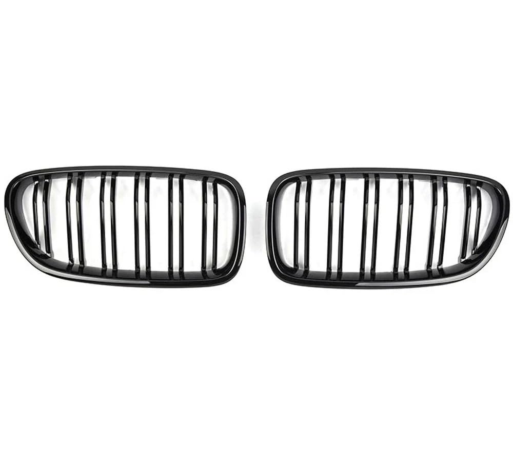 Kühlergrill Gitter Auto 2 Stück Auto-Stil glänzend schwarz vorne Nieren-Doppellamellengrill für 5er F10 F11 F18 2010–2017 Dual Line Kühlergrill Auto Nieren Kühlergrill Gitter Auto 2 Stück Auto-Stil glänzend schwarz vorne Nieren-Doppellamellengrill für 5er F10 F11 F18 2010–2017 Dual Line Kühlergrill Auto Nieren von ESyem