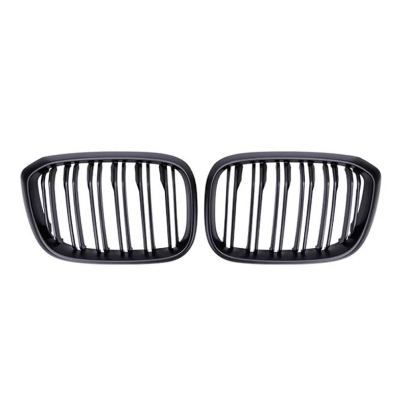 Kühlergrill Gitter Auto 2 Stück Fronthaube Nierengitter Ersatz für X3 X4 G01 G02 G08 2018–2021 Auto-Styling-Zubehör Kühlergrill Auto Nieren von ESyem
