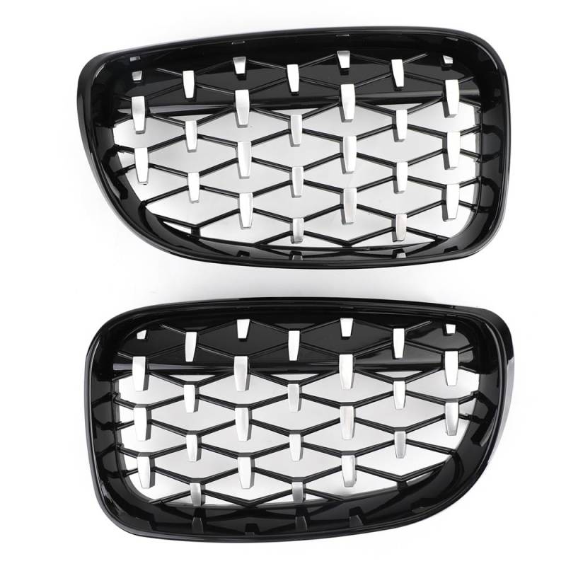 Kühlergrill Gitter Auto 51137354949 51137166440 51137322210 Frontgrill Passend für 1er E81 E87 E82 E88 128i 135i 2008–2012 Autogrills Kühlergrill Auto Nieren von ESyem