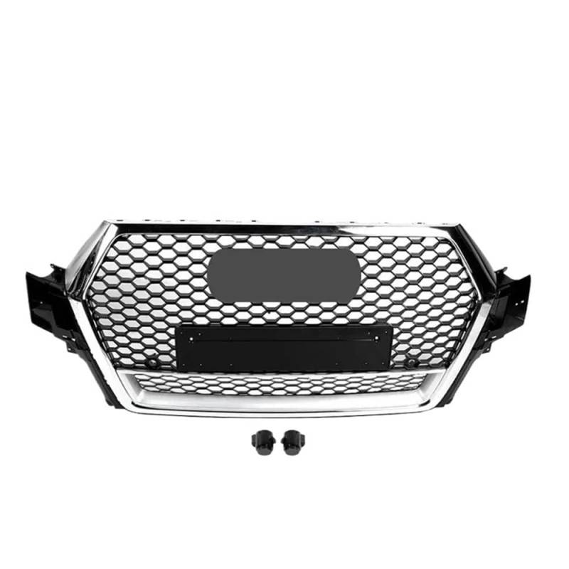 Kühlergrill Gitter Auto Auto Front Sport Haube Grill Für Q7 SQ7 Sline 2016 2017 2018 2019 2020 Auto Styling Zubehör Kühlergrill Auto Nieren von ESyem