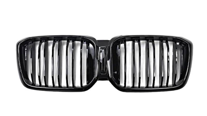 Kühlergrill Gitter Auto Auto Front Stoßstange Nieren Grill Haube Grille Für X3 X4 G01 G02 LCI 2022 + Auto Zubehör Auto Front Grill Kühlergrill Auto Nieren von ESyem