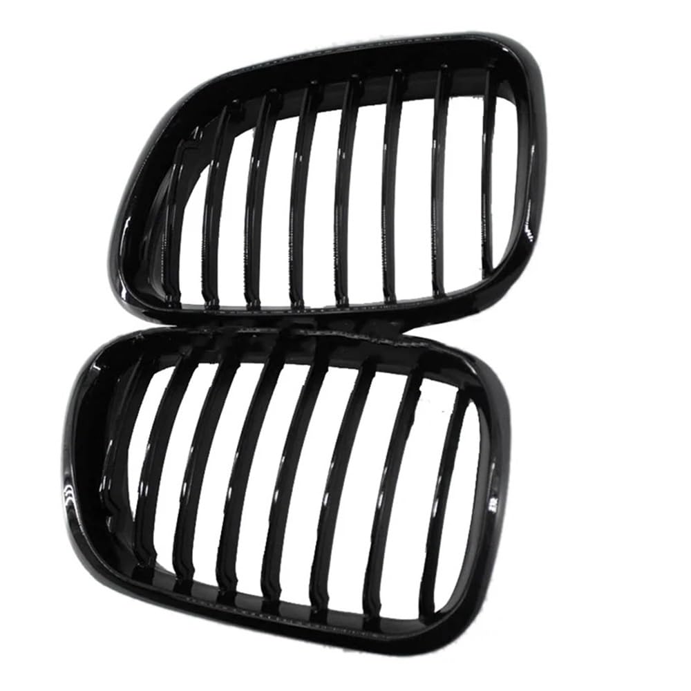 Kühlergrill Gitter Auto Auto-Frontgrill Grill L&R Motorhaube Stoßstange Nierengitter glänzend schwarz für E53 X5 1999 2000 2001 2002 2003 vor dem Facelift Kühlergrill Auto Nieren Kühlergrill Gitter Auto Auto-Frontgrill Grill L&R Motorhaube Stoßstange Nierengitter glänzend schwarz für E53 X5 1999 2000 2001 2002 2003 vor dem Facelift Kühlergrill Auto Nieren von ESyem