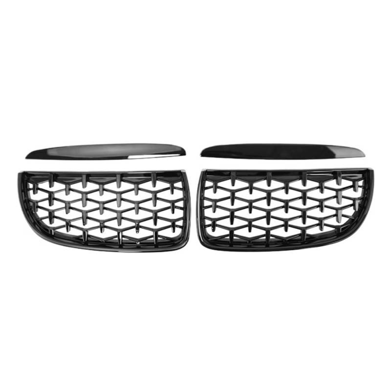 Kühlergrill Gitter Auto Auto-Frontnierengrill im Diamant-Stil, für E90 E91 323I 328I 335I 330I 325I 3er 2005–2008 Kühlergrill Auto Nieren von ESyem