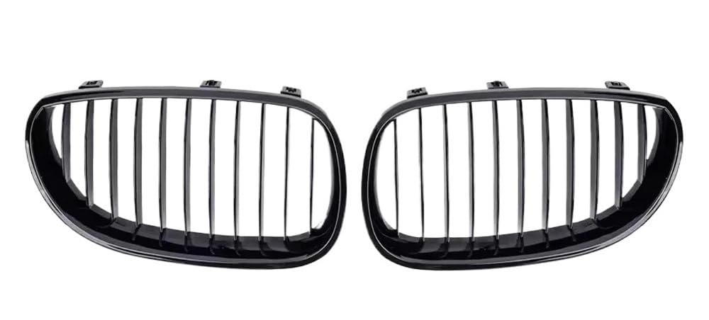 Kühlergrill Gitter Auto Auto-Frontstoßstangen-Haubengitter für 5er-Serie für E60 E61 M5 325i 2004–2009, Lamellengitter im Single-Line-Stil Kühlergrill Auto Nieren Kühlergrill Gitter Auto Auto-Frontstoßstangen-Haubengitter für 5er-Serie für E60 E61 M5 325i 2004–2009, Lamellengitter im Single-Line-Stil Kühlergrill Auto Nieren von ESyem
